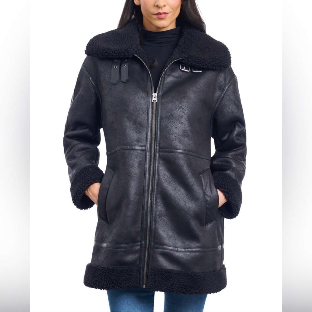 Lucky Brand's faux shearling coat
